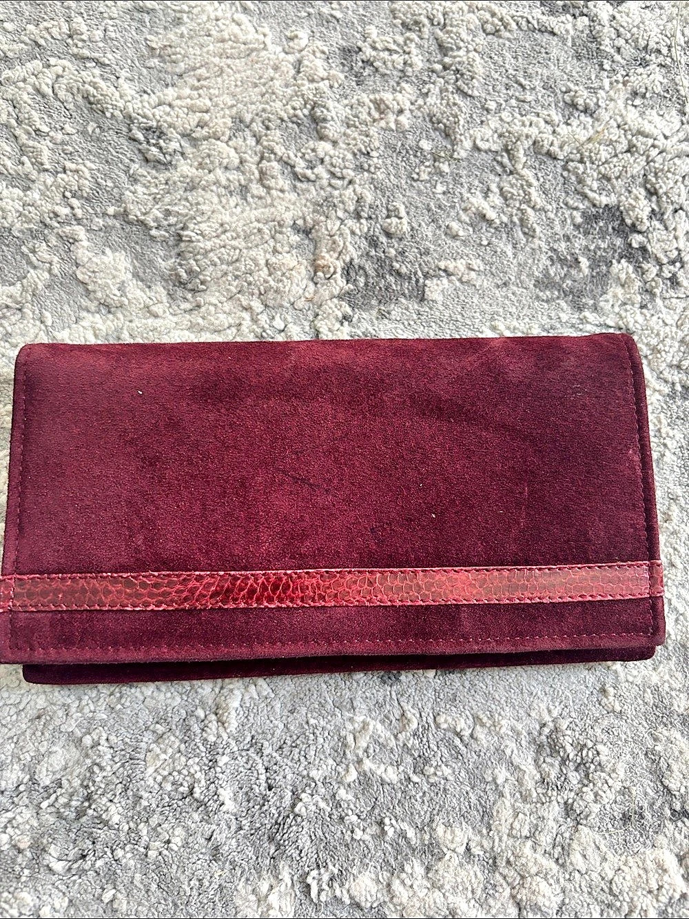 Lee Sands VINTAGE Wallet in Burgundy